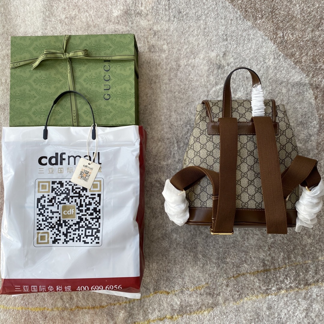 原厂皮配Cdfmall三亚免税店手提袋新款GGmeovintage系列购物袋️不同材质配色和品牌元素彼此