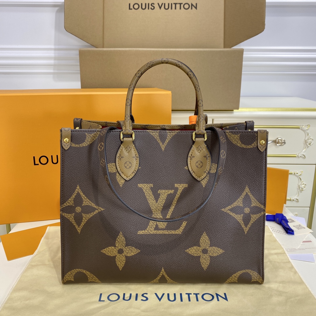 Louis Vuitton LV Onthego Handbags Tote Bags Canvas M45039