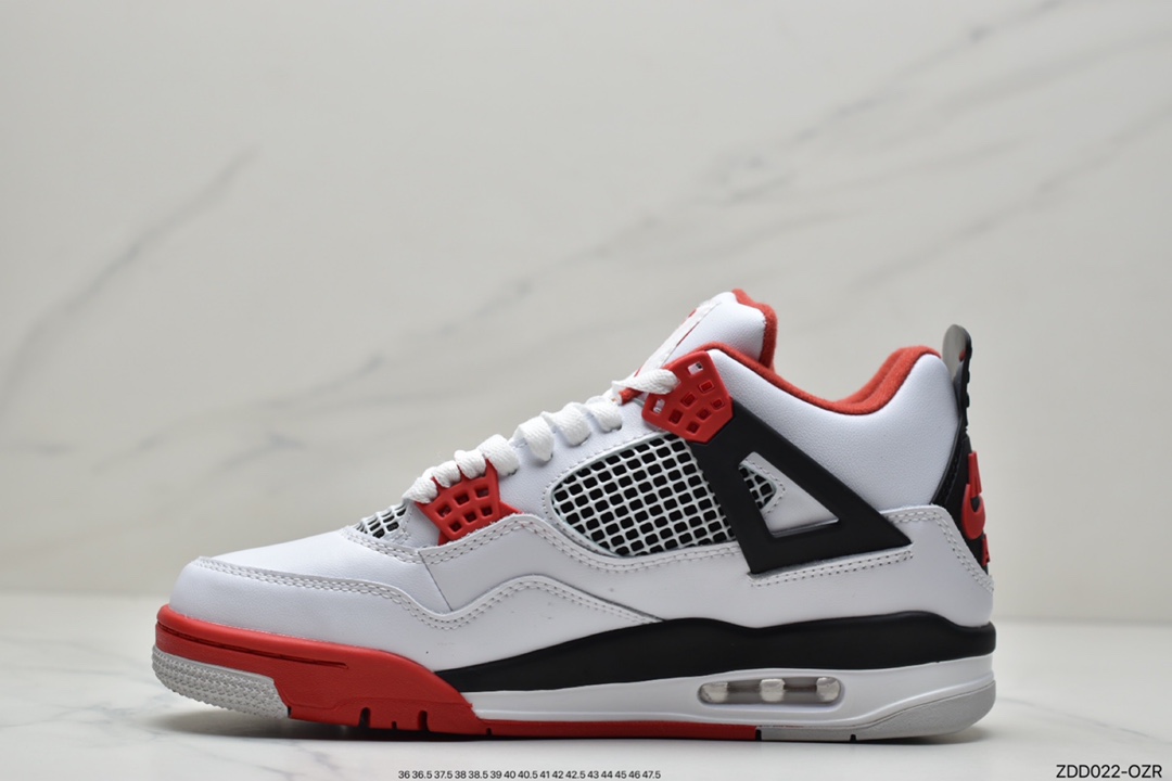 230 圣日耳曼PSG x Nike Air Jordan 4 ”Fire Red” 白黑红火焰红DC7770-160