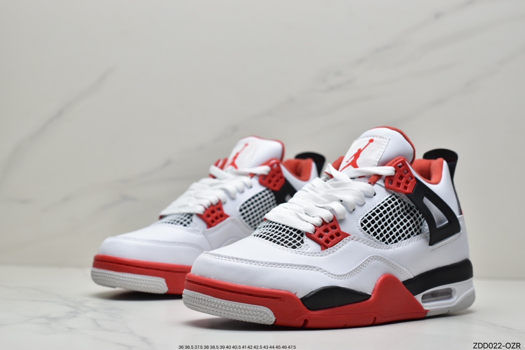 230 圣日耳曼PSG x Nike Air Jordan 4 ”Fire Red” 白黑红火焰红DC7770-160