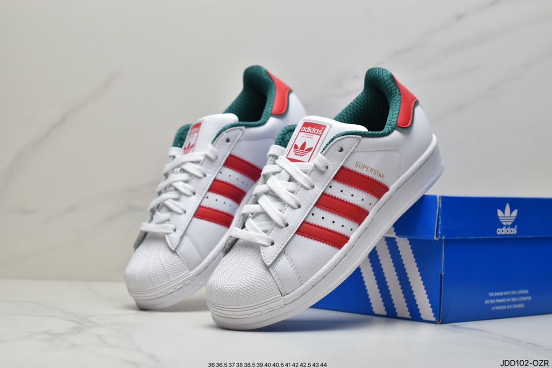 120 Adidas Originals Superstar经典贝壳休头闲板鞋 红蛇纹 EE9151 EE9152-莆田鞋,莆田鞋货源,高仿鞋,高仿鞋货源,安福档口,莆田高仿鞋,莆田鞋批发,高仿鞋批发,莆田高仿运动鞋,高仿运动鞋,莆田运动鞋 120 Adidas Originals Superstar经典贝壳休头闲板鞋 红蛇纹 EE9151 EE9152