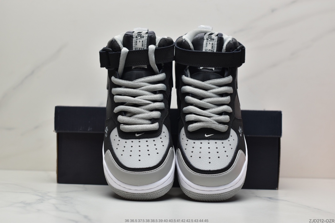 240 耐克Nike Air Force 1 Premium Mid 影子灰配色 BQ6819-008