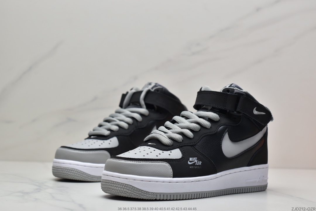 240 耐克Nike Air Force 1 Premium Mid 影子灰配色 BQ6819-008