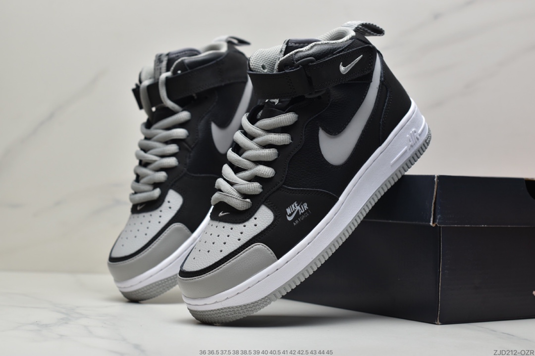 240 耐克Nike Air Force 1 Premium Mid 影子灰配色 BQ6819-008