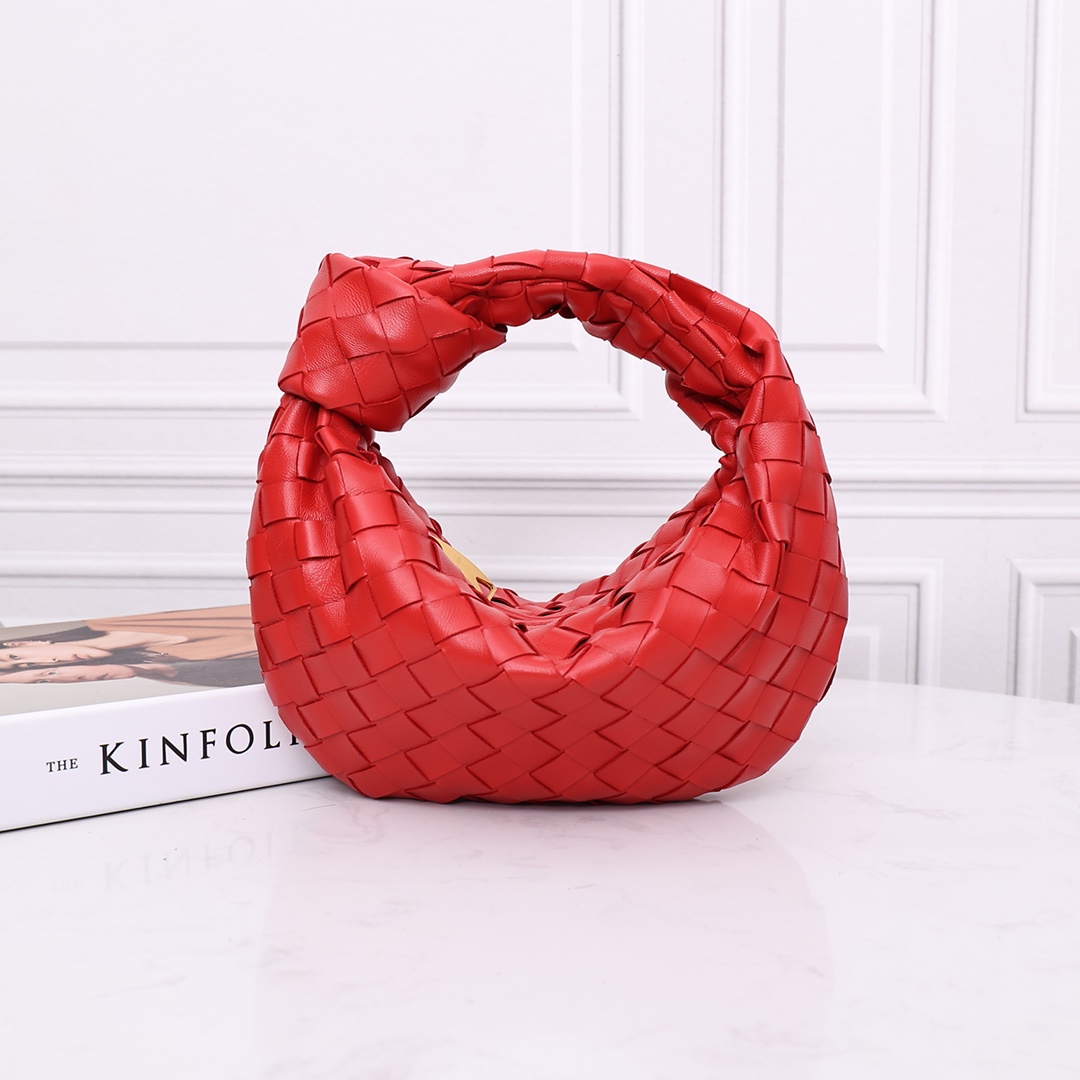Sac hobo à anse nouée en cuir de mouton tressé