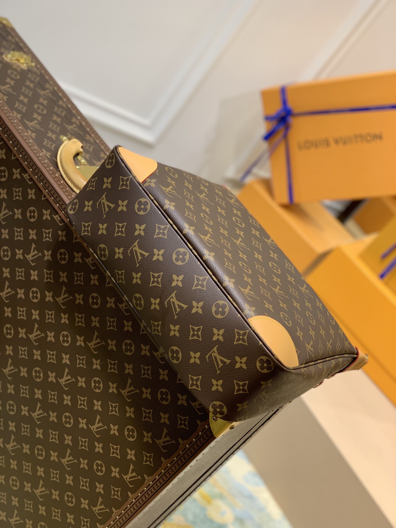 Louis Vuitton LV 中古大号牛角包 M51260