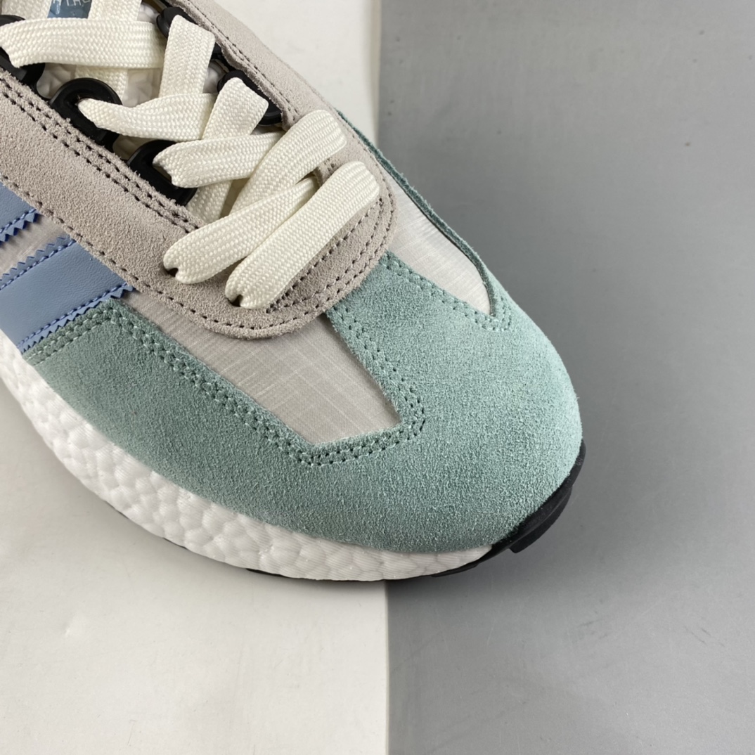 P200  Adidas  Retropy E5 爆米花中底复古运动休闲跑步鞋GX4549