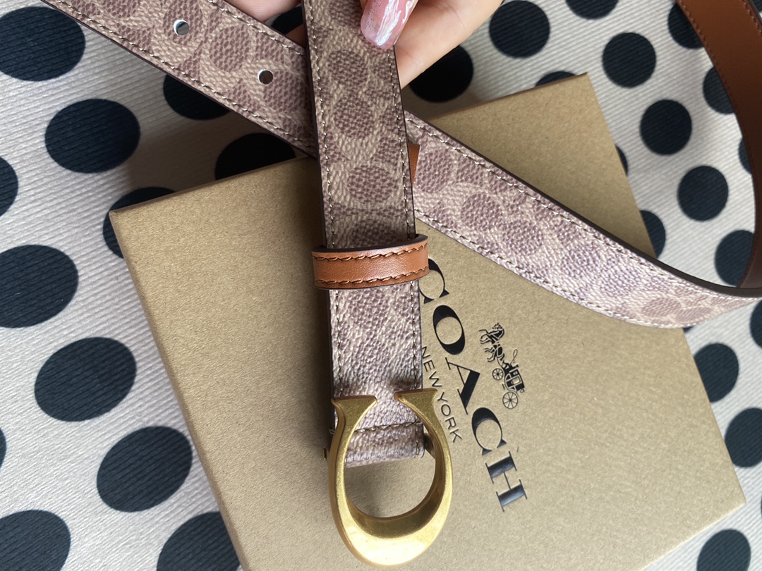 Coach ～新款 到货了coach蔻驰F83960腰带——终于