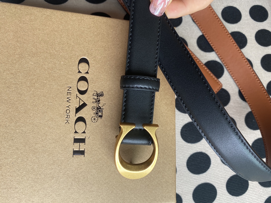 Coach ～新款 到货了coach蔻驰F83960腰带——终于
