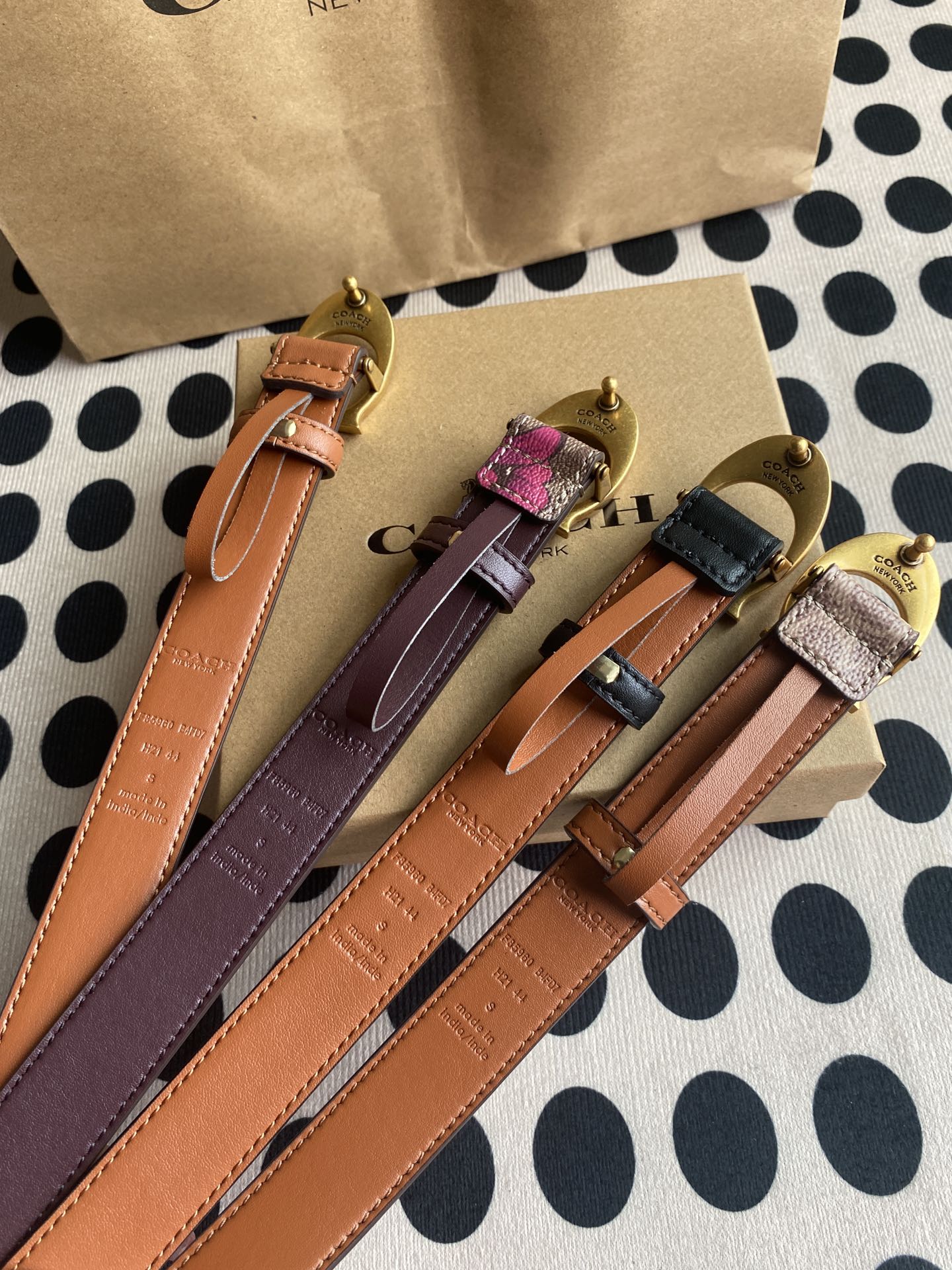 Coach ～新款 到货了coach蔻驰F83960腰带——终于