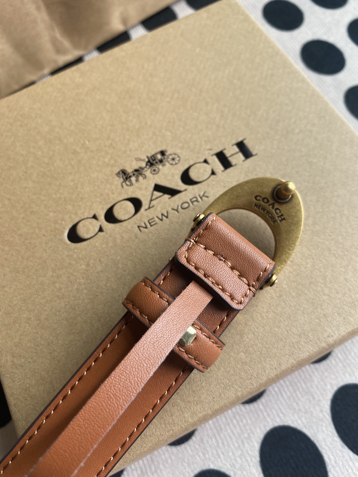 Coach ～新款 到货了coach蔻驰F83960腰带——终于