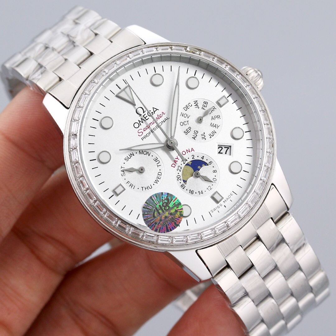 High-End White and Gold Steel Watch with Advanced Features and Quality Craftsmanship - 图片 6