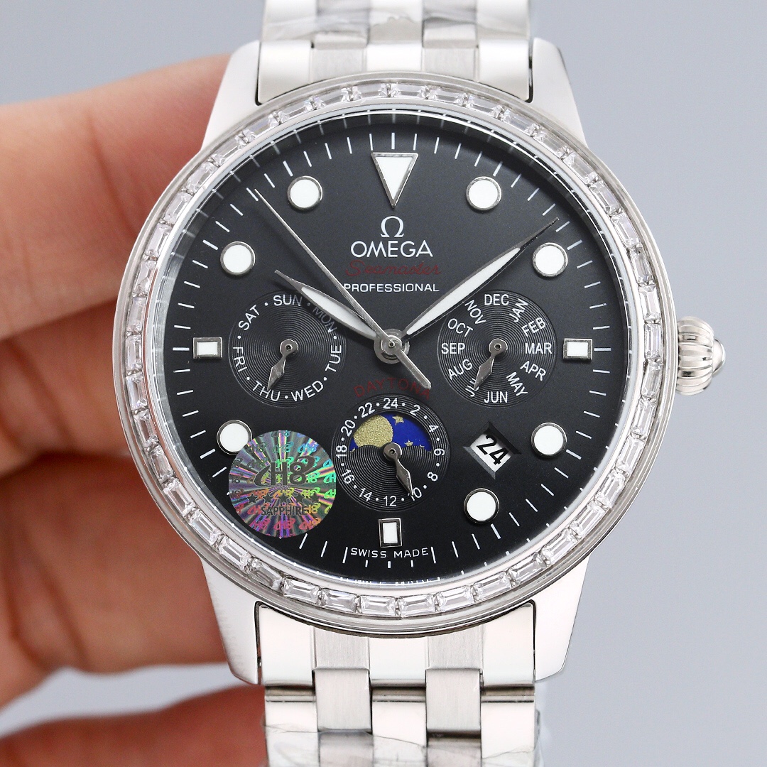 High-End White and Gold Steel Watch with Advanced Features and Quality Craftsmanship - 图片 2