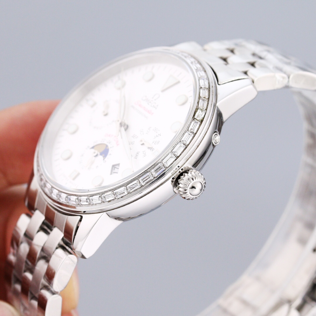 High-End White and Gold Steel Watch with Advanced Features and Quality Craftsmanship - 图片 7