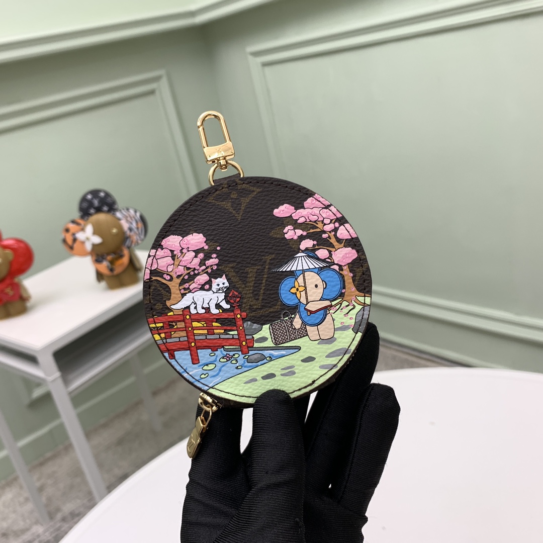 Top Quality] M80864 Round Coin Purse, crafted in Monogram canvas adorned - Bag 3