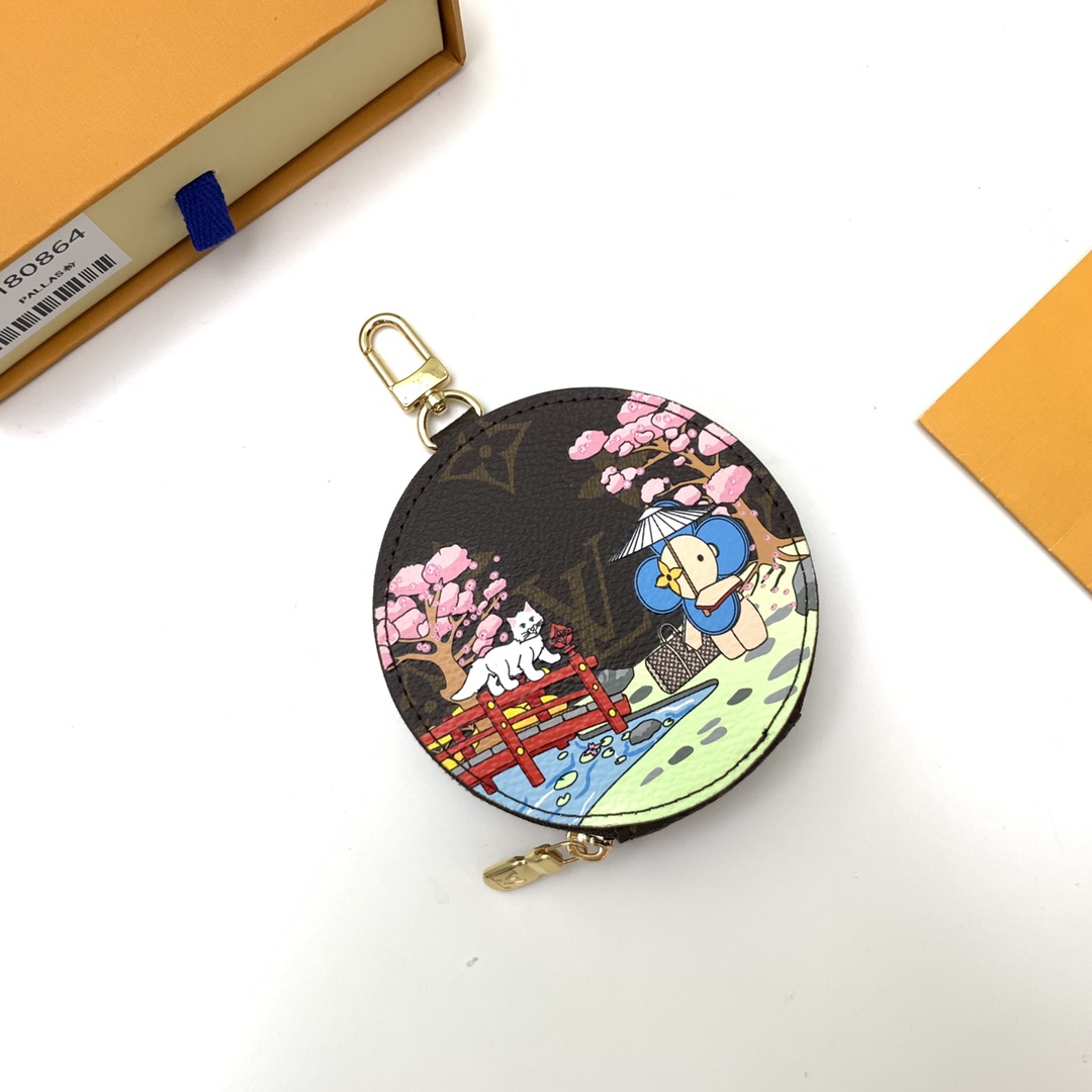 Top Quality] M80864 Round Coin Purse, crafted in Monogram canvas adorned - Bag 2