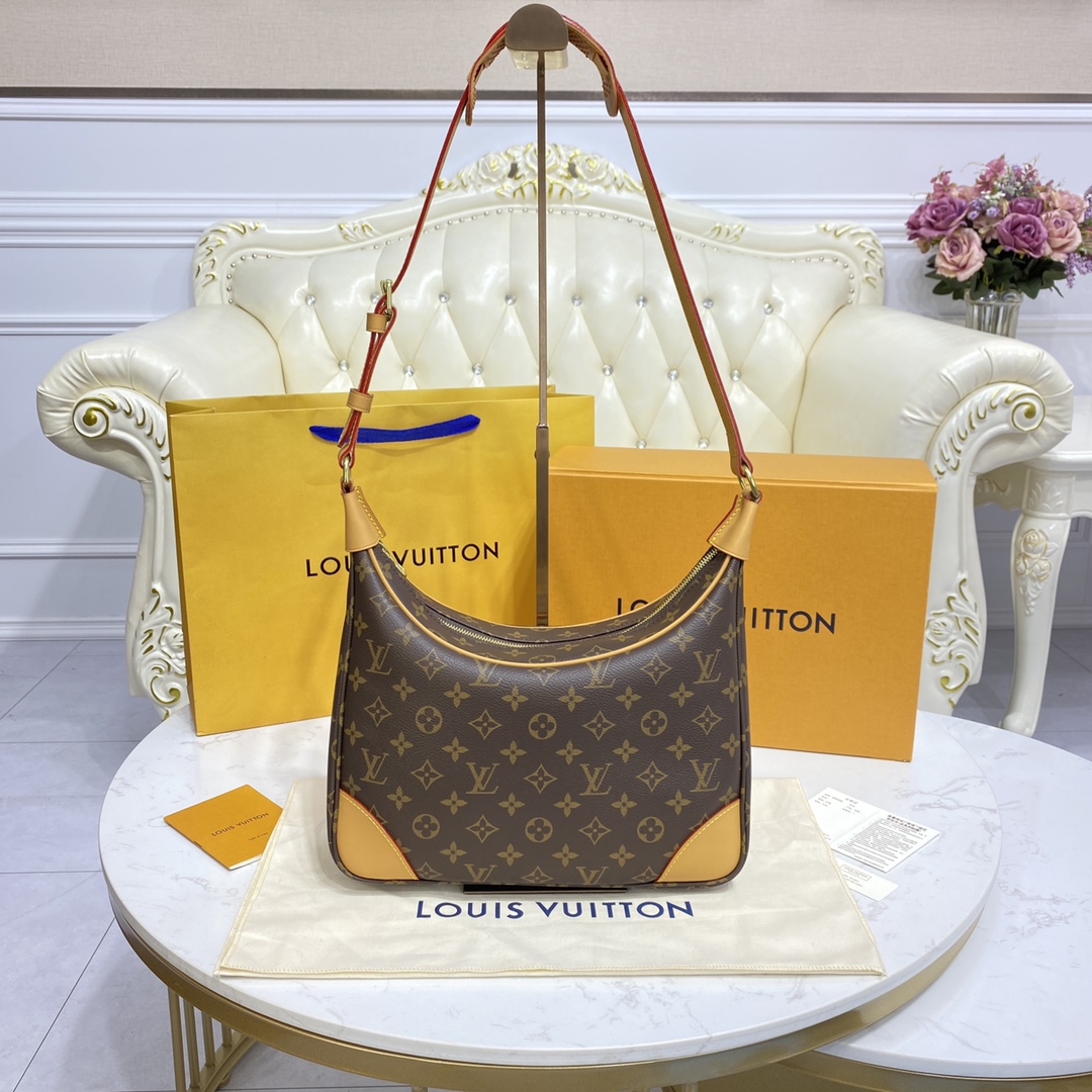 Louis Vuitton LV Boulogne Bags Handbags Unisex Monogram Canvas M51265