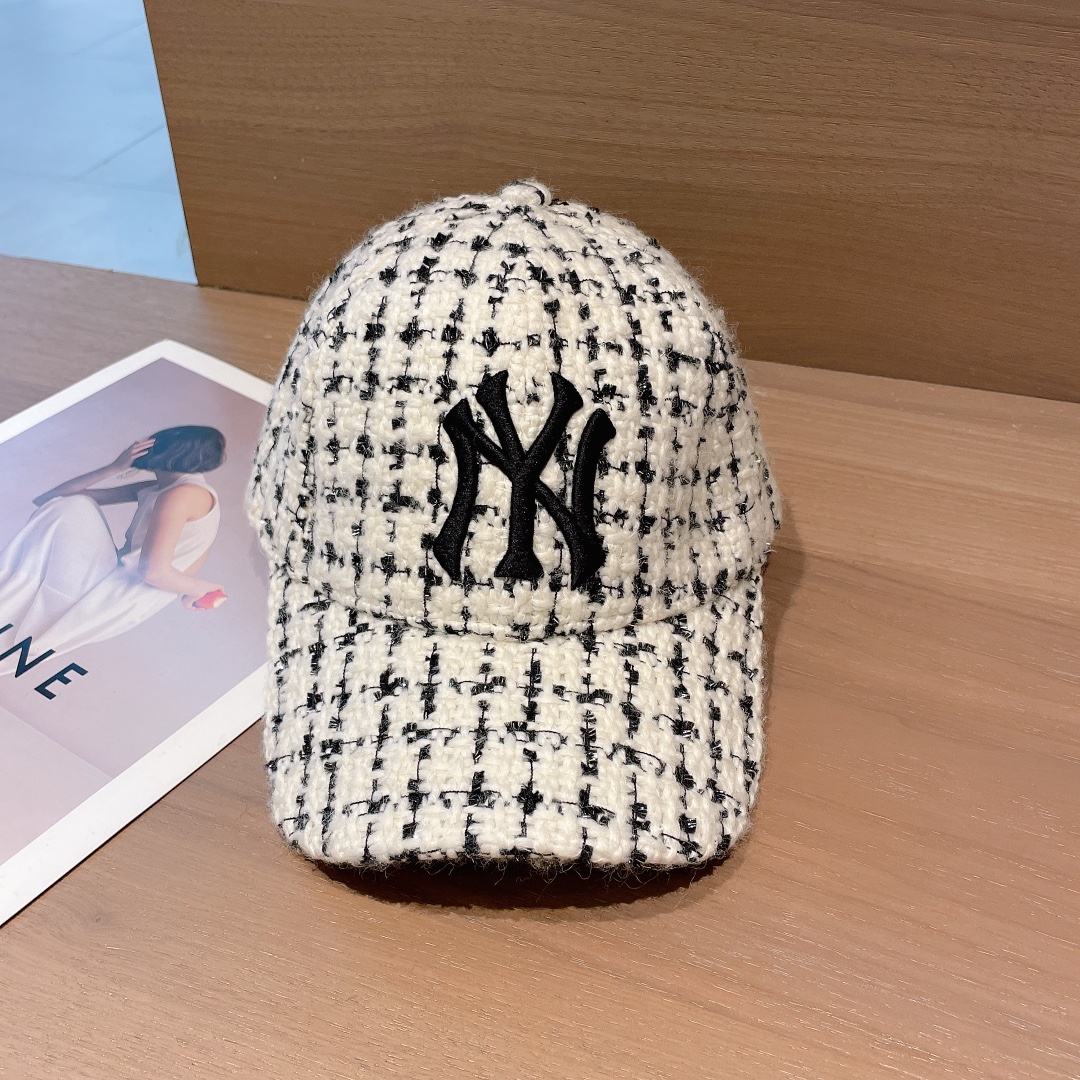 NY新款粗纺呢子棒球帽