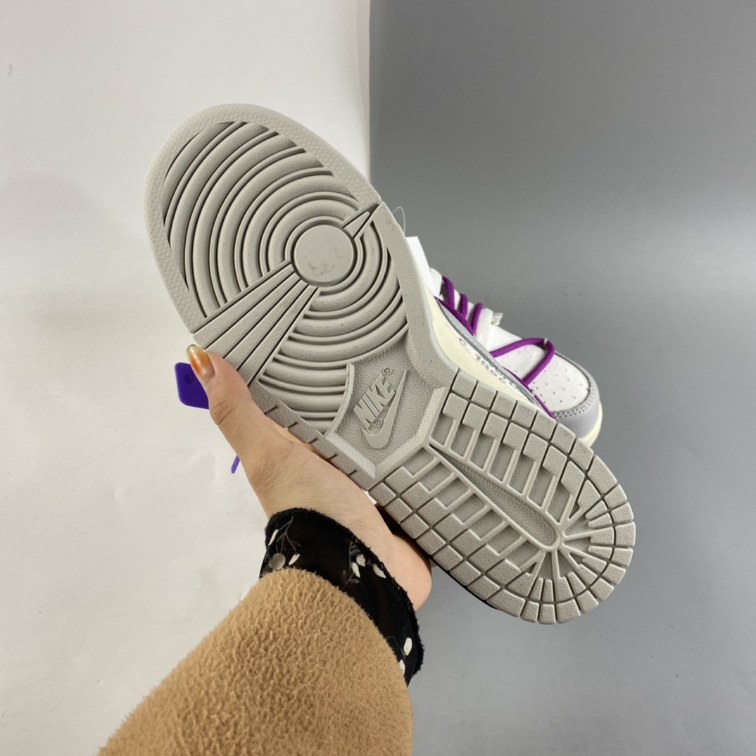 P360  VIRGIL ABLOH设计师独立品牌Off-White x Nike SB Dunk Low”The 50”扣篮板鞋 DM1602-111