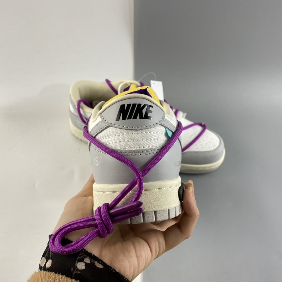 P360  VIRGIL ABLOH设计师独立品牌Off-White x Nike SB Dunk Low”The 50”扣篮板鞋 DM1602-111