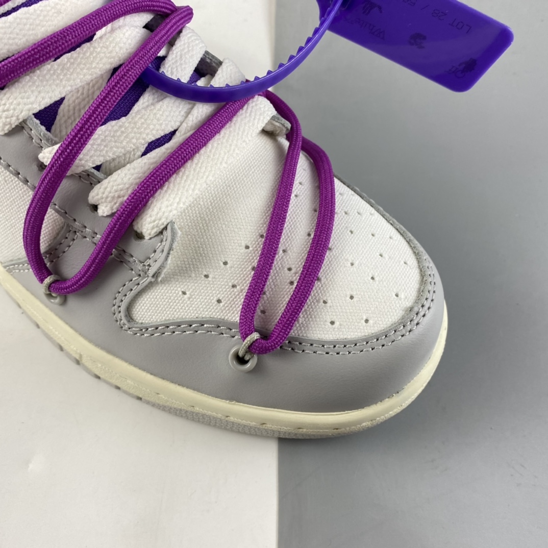 P360  VIRGIL ABLOH设计师独立品牌Off-White x Nike SB Dunk Low”The 50”扣篮板鞋 DM1602-111