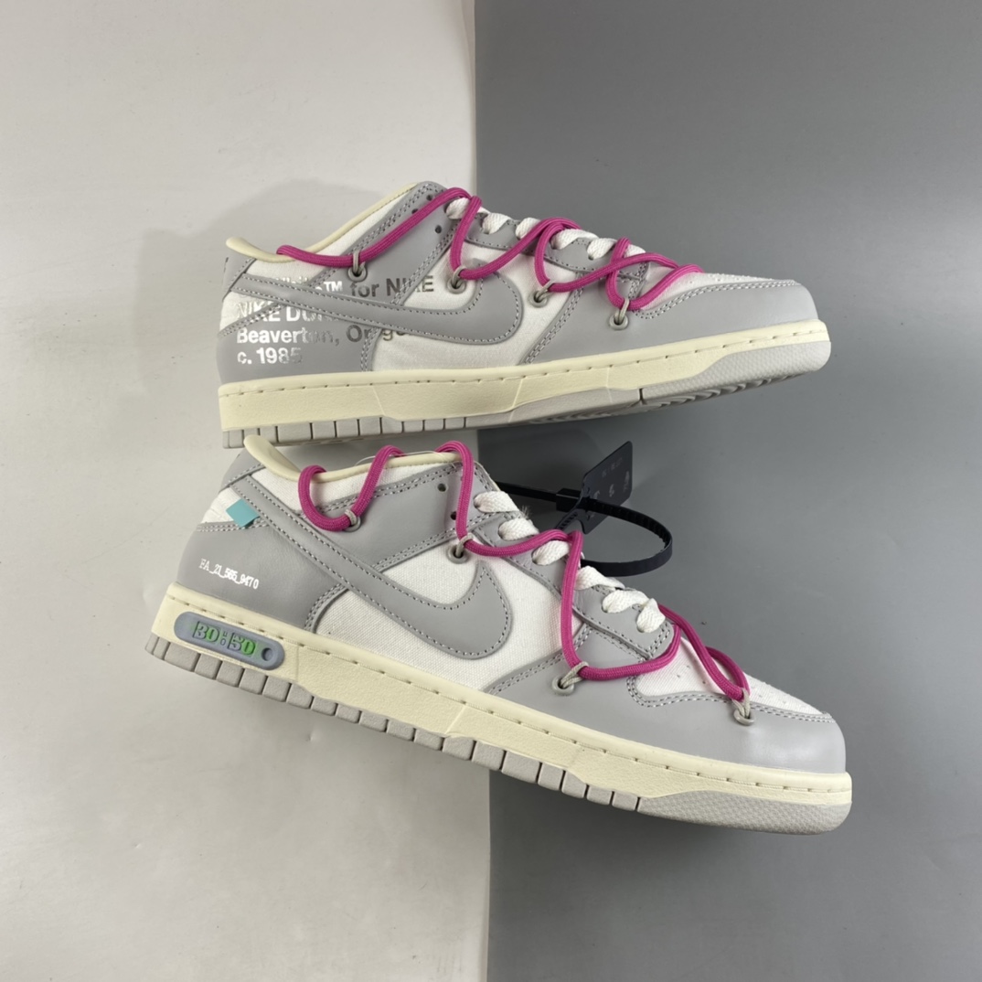 P360 独立品牌Off-White x Nike SB Dunk Low”The 50”扣篮系列低帮经典百搭休闲运动板鞋 DM1602-122