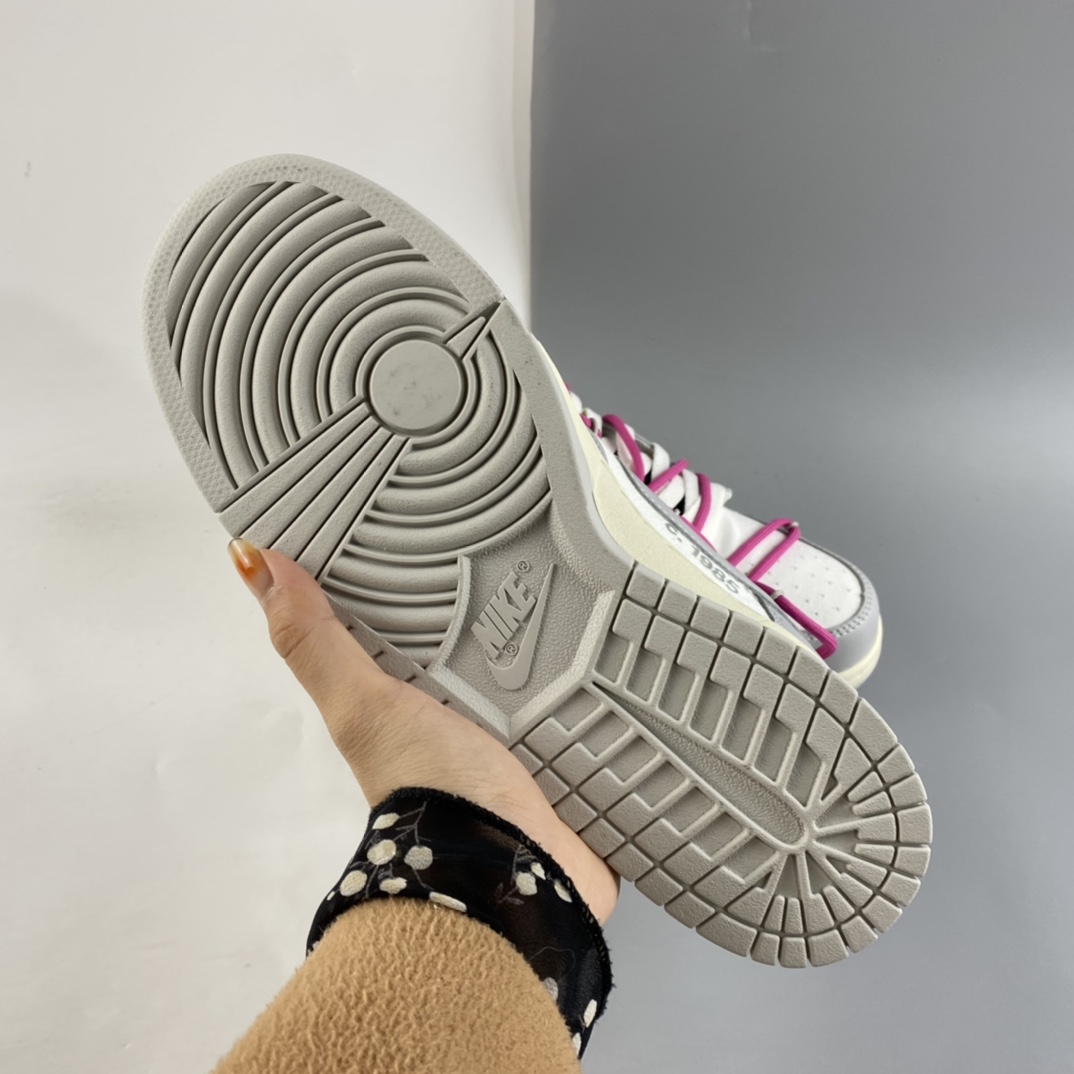 P360 独立品牌Off-White x Nike SB Dunk Low”The 50”扣篮系列低帮经典百搭休闲运动板鞋 DM1602-122