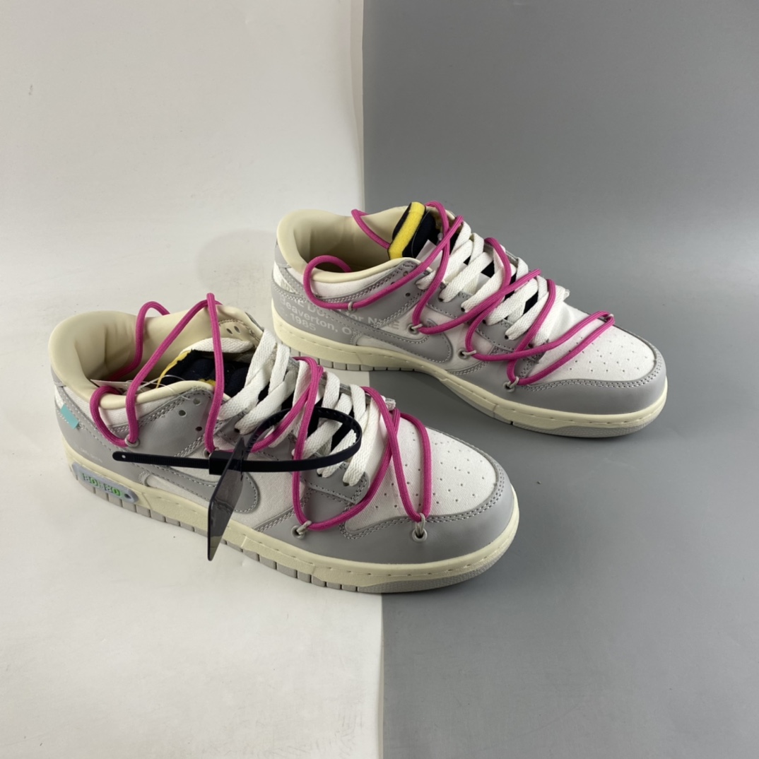 P360 独立品牌Off-White x Nike SB Dunk Low”The 50”扣篮系列低帮经典百搭休闲运动板鞋 DM1602-122
