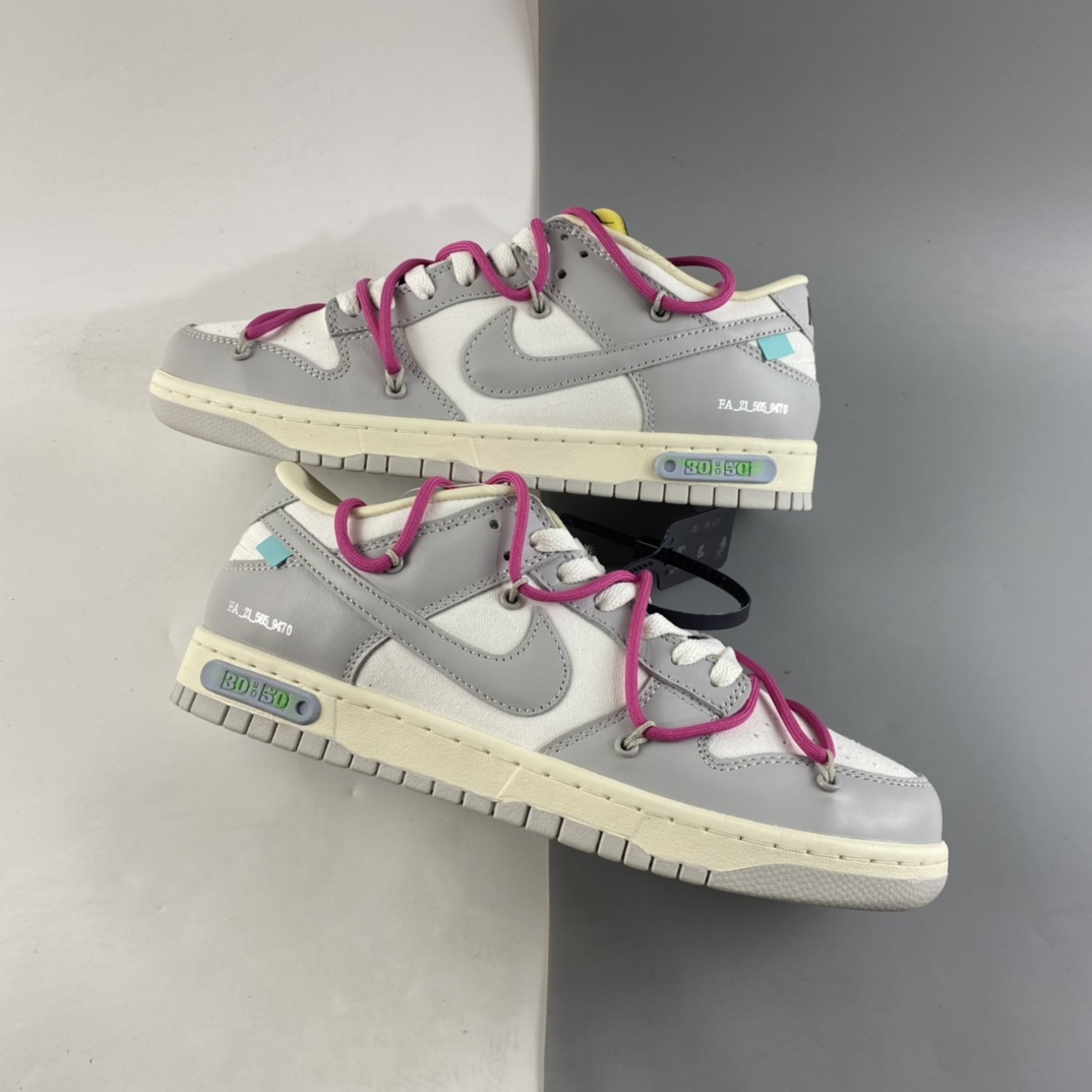 P360 独立品牌Off-White x Nike SB Dunk Low”The 50”扣篮系列低帮经典百搭休闲运动板鞋 DM1602-122
