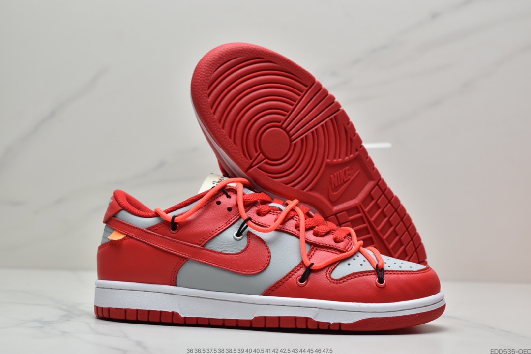 340 OFF-WHITE x Futura x Nike Dunk Low 三方联名 CT0856-600