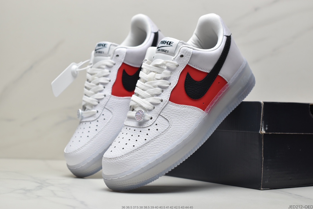 150 耐克Nike Air Force 1 EMB AF1 胭脂黑白红水晶底空军板鞋 CT2295-110-莆田鞋,莆田鞋货源,高仿鞋,高仿鞋货源,安福档口,莆田高仿鞋,莆田鞋批发,高仿鞋批发,莆田高仿运动鞋,高仿运动鞋,莆田运动鞋 150 耐克Nike Air Force 1 EMB AF1 胭脂黑白红水晶底空军板鞋 CT2295-110