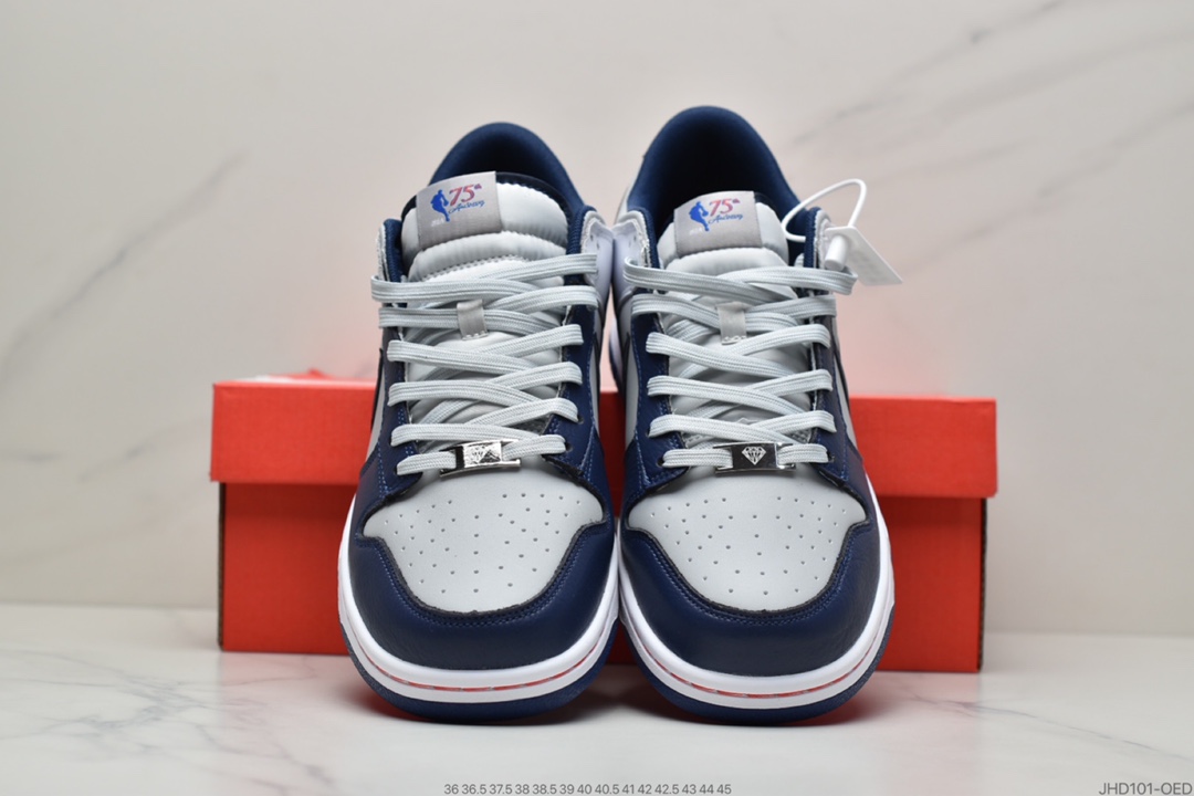 190 NBA x NIKE Dunk Low EMB “Brooklyn Nets”75周年布鲁克斯篮网  DD3363-001