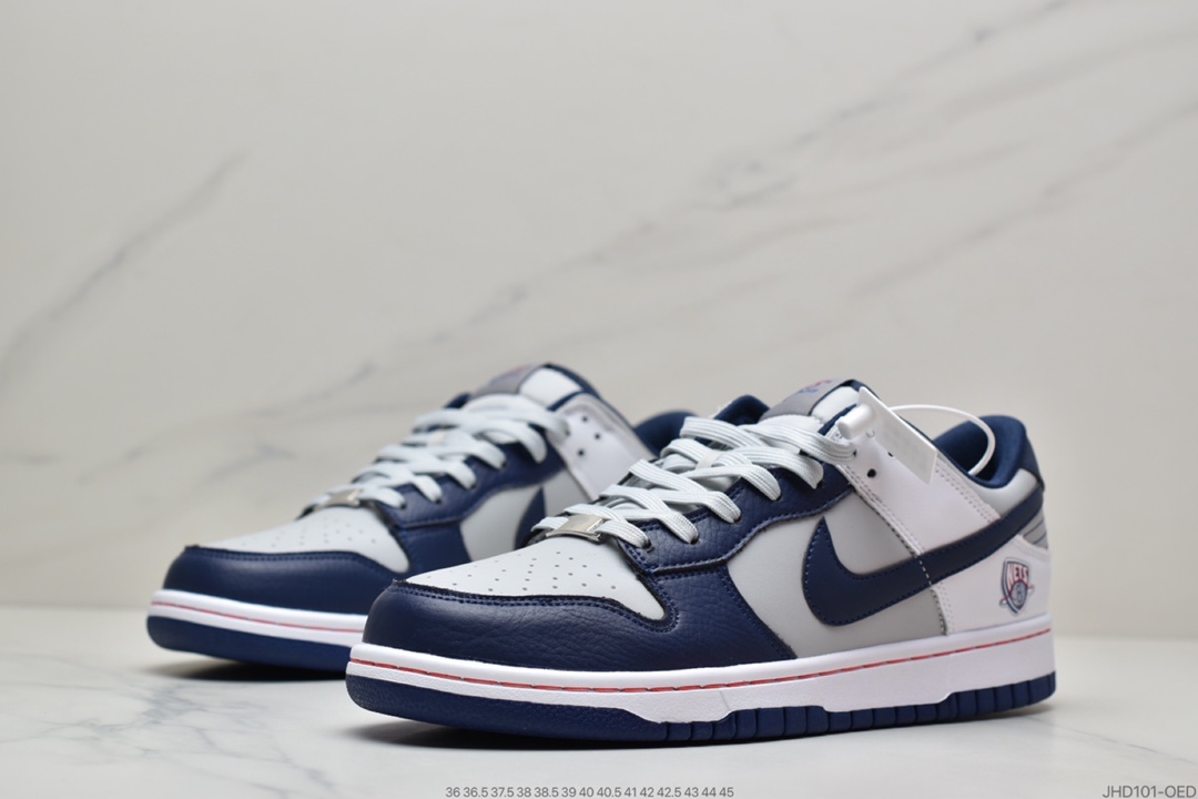190 NBA x NIKE Dunk Low EMB “Brooklyn Nets”75周年布鲁克斯篮网  DD3363-001