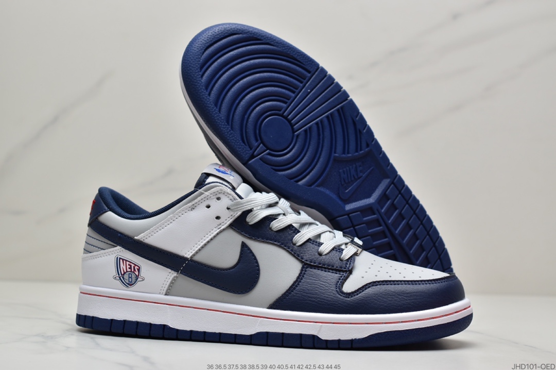 190 NBA x NIKE Dunk Low EMB “Brooklyn Nets”75周年布鲁克斯篮网  DD3363-001