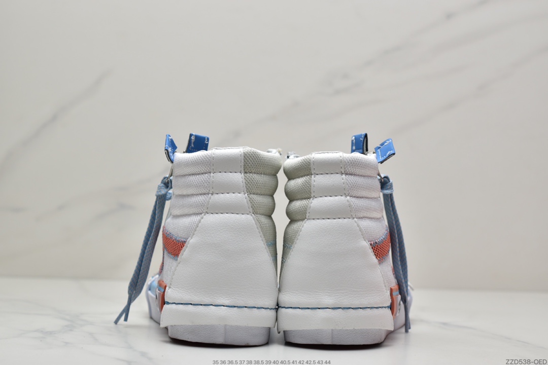 250 万斯Vans Sk8-Hi Reissue Ca 拉链解构主义高帮帆布休闲运动板鞋