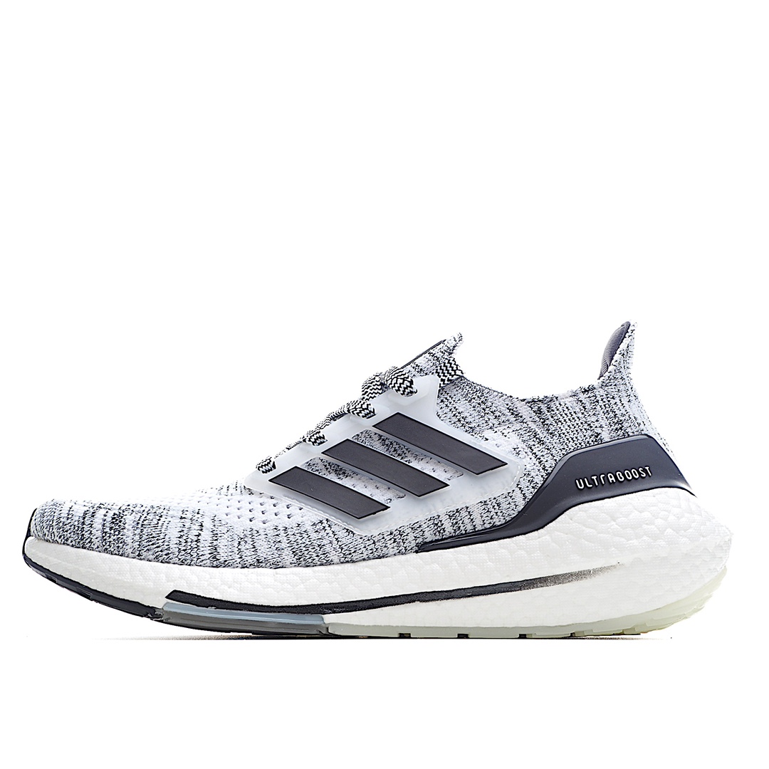H0 Adidas 阿迪达斯 Ultra Boost UB21 超弹力爆米花中底休闲跑步鞋 缓震BOOST中底 带来非凡脚感