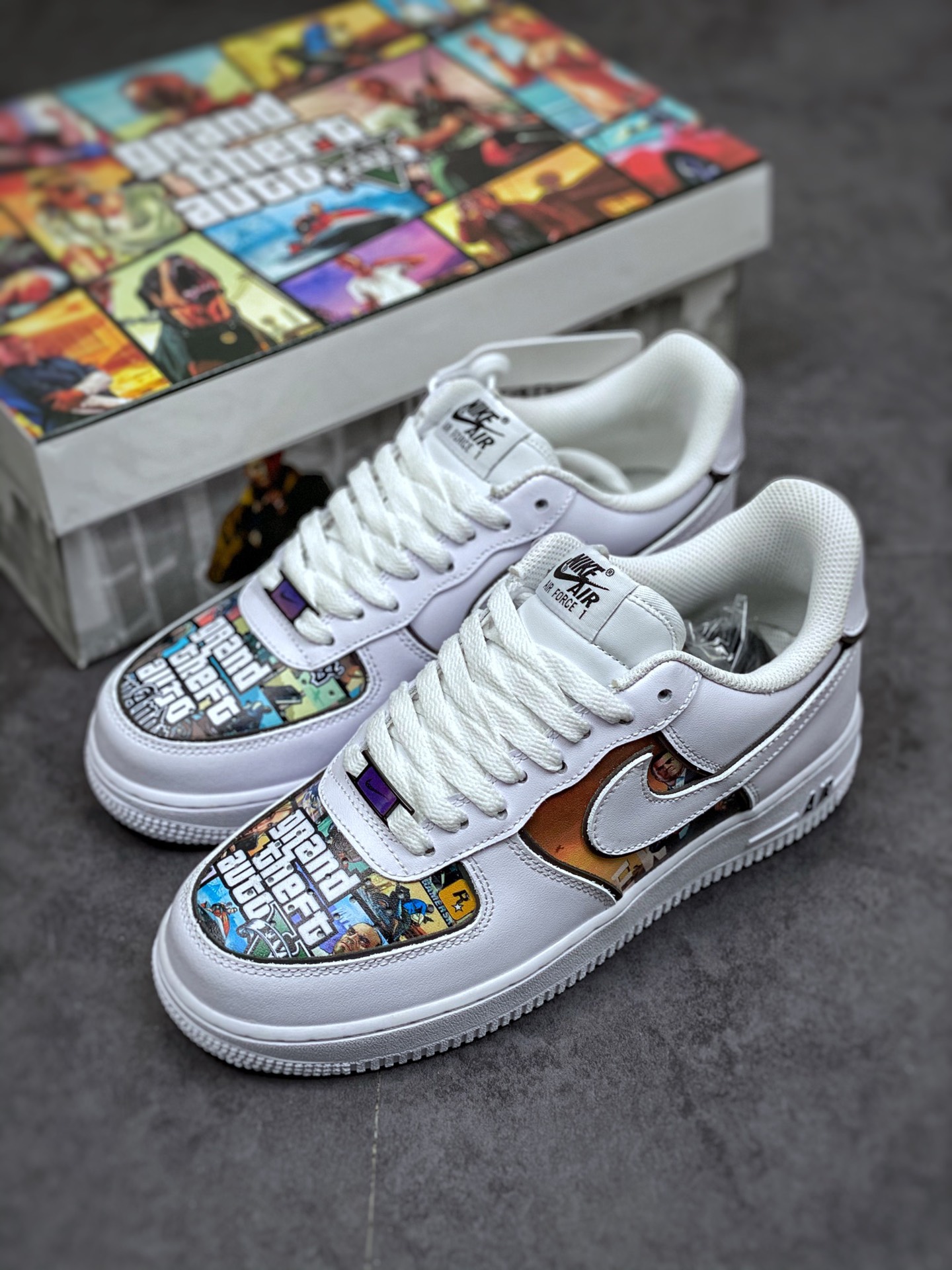 240 Nike Air Force 1 Low 07 侠盗飞车主题 CW2288-302