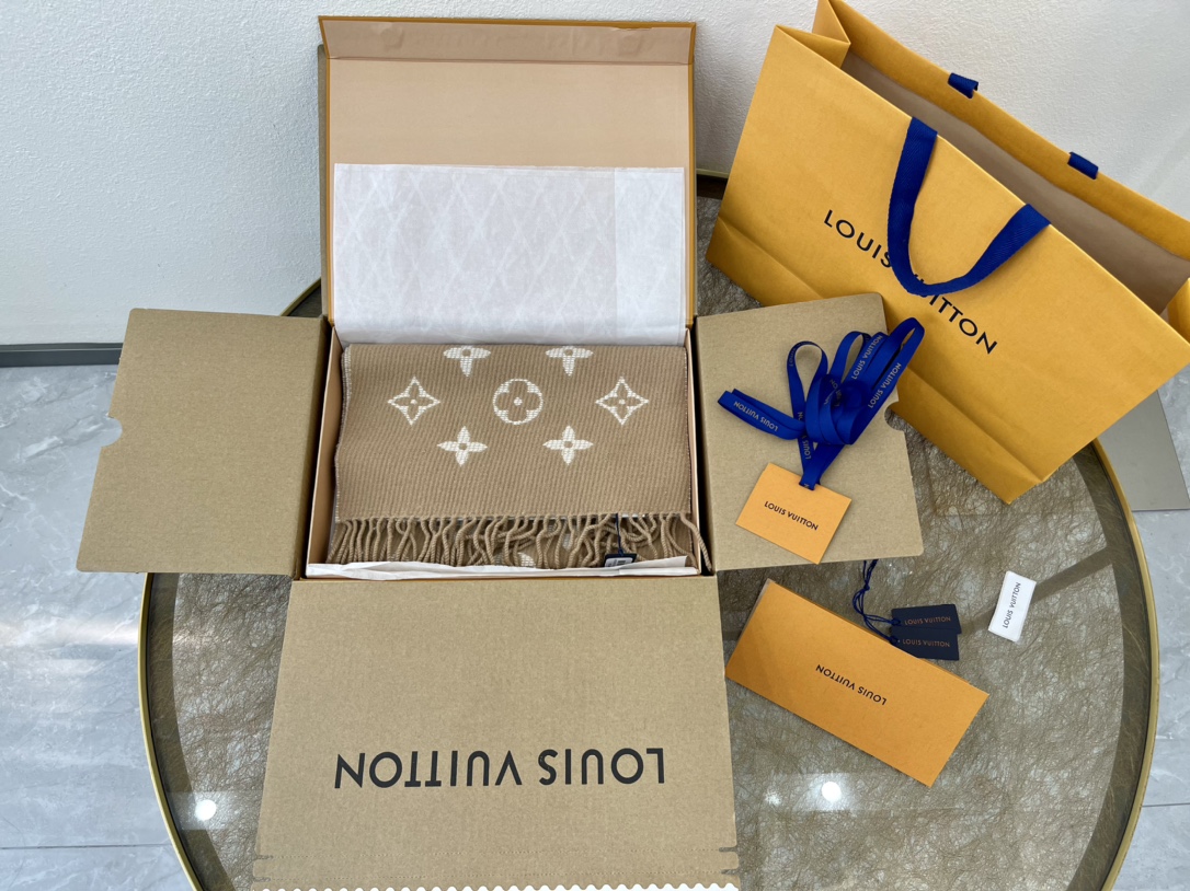 LV路易威登羊毛羊驼毛混纺Daily 围巾M76701