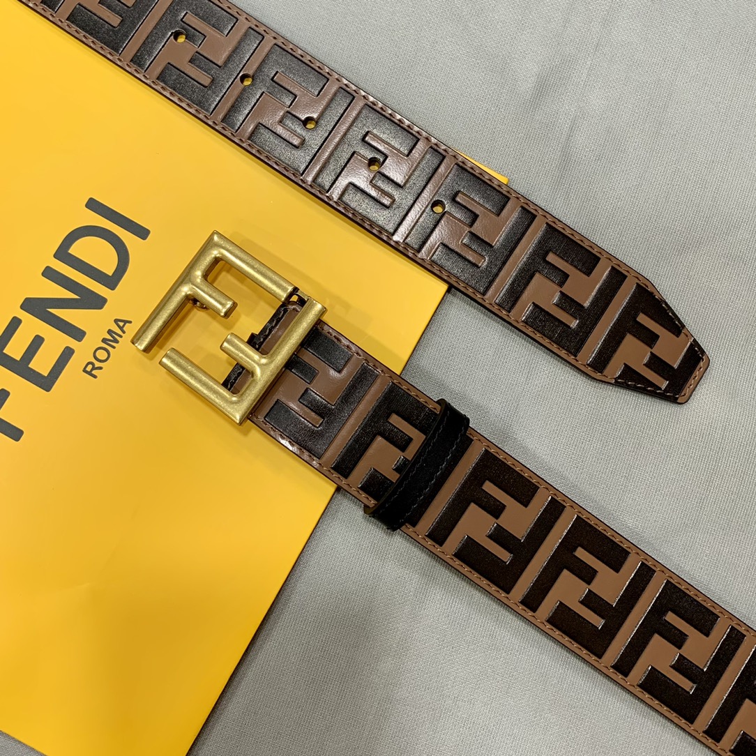 FENDI/芬迪男士皮带宽38MM标
