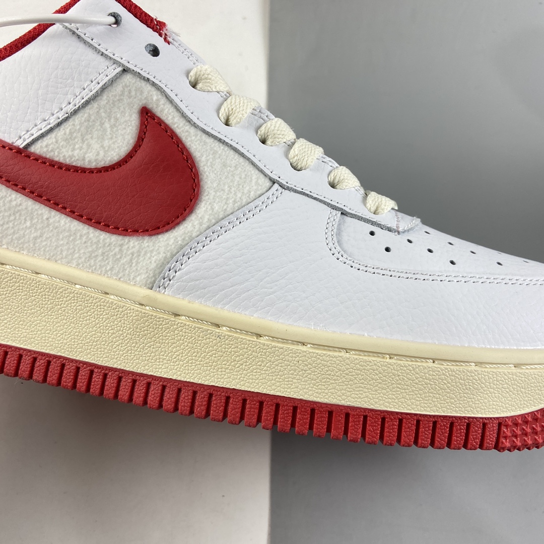 P200  NIKE Air Force 1’07 空军一号帆白红低帮休闲板鞋 DO5220-131