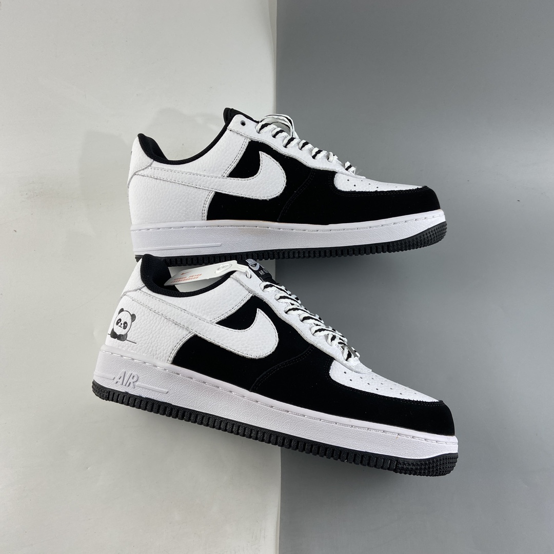 P240  NIKE Air Force 1’07 Low 黑白熊猫板鞋 554826-116