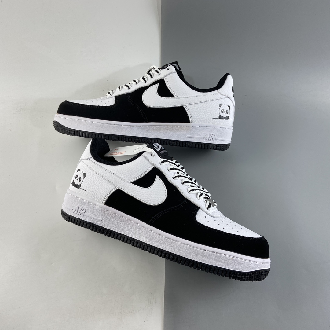 P240  NIKE Air Force 1’07 Low 黑白熊猫板鞋 554826-116