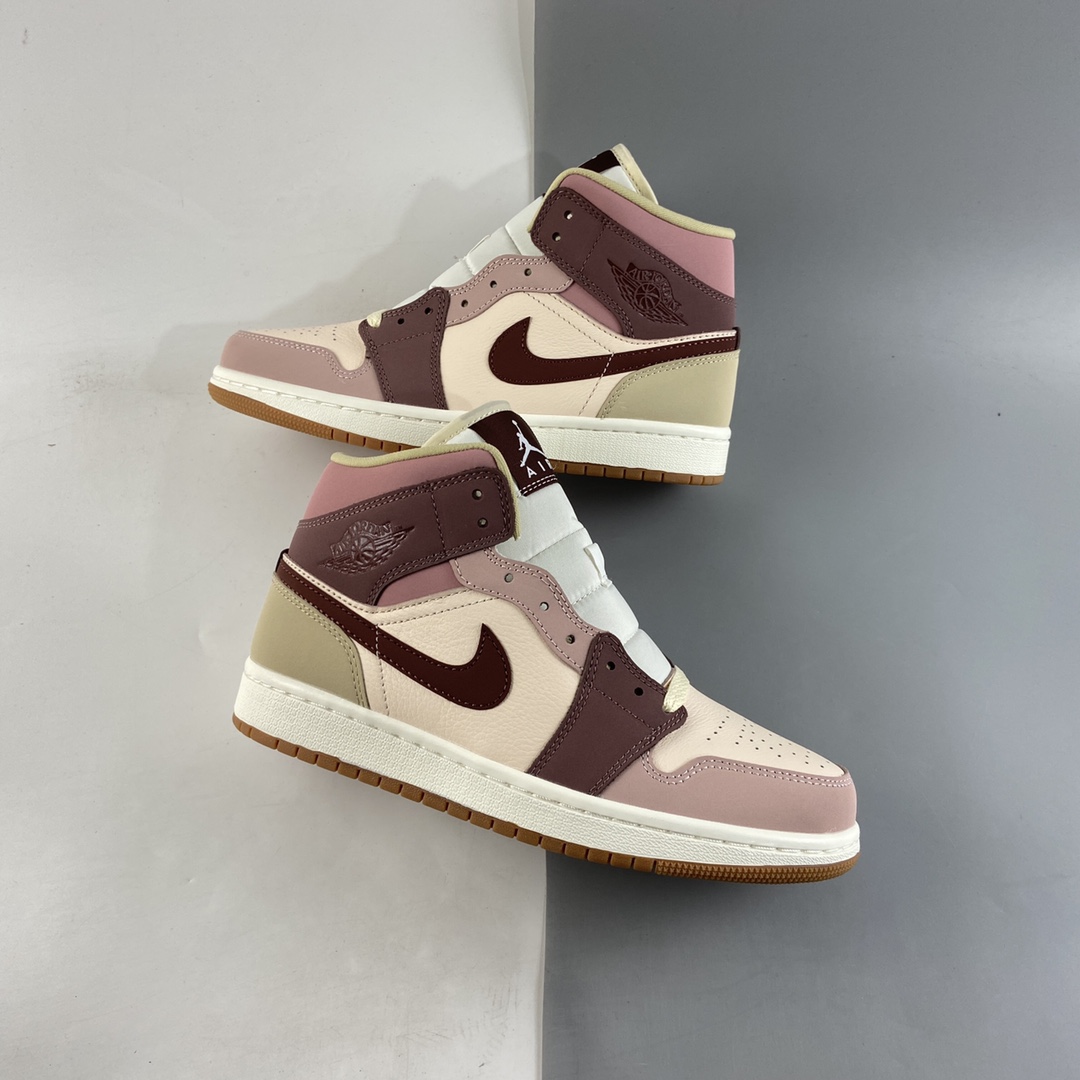 P260  Air Jordan 1 Mid AJ1 乔1 中帮百搭休闲运动板鞋 DO7440-821