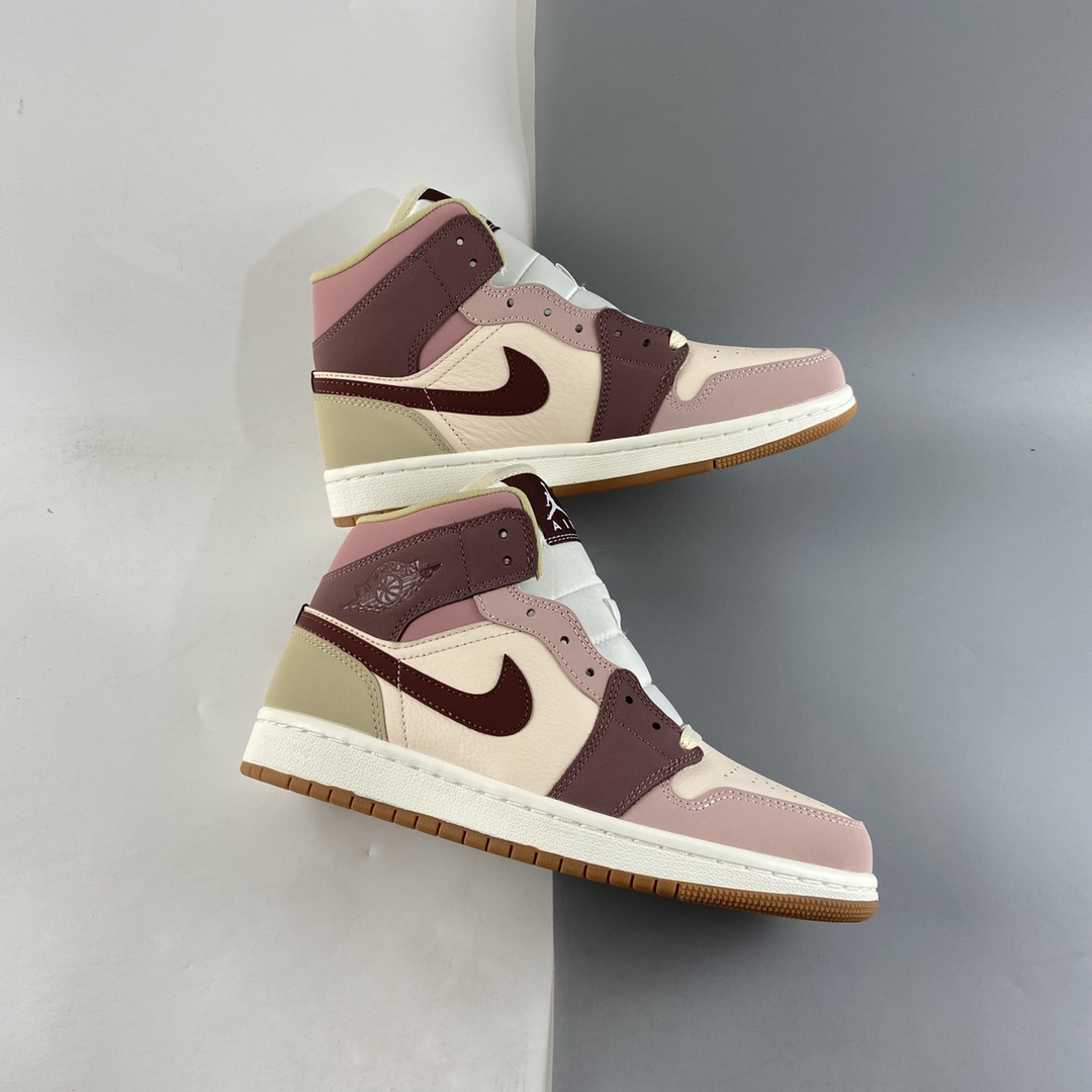 P260  Air Jordan 1 Mid AJ1 乔1 中帮百搭休闲运动板鞋 DO7440-821