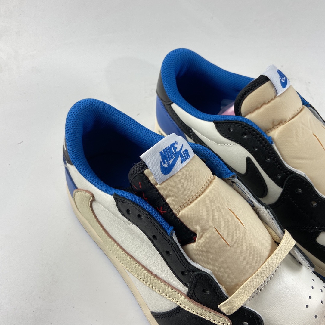 P300  fragment design x Travis Scott x Nike Air Jordan 1 Low OG SP”Military Blue”篮球鞋DM7866-140