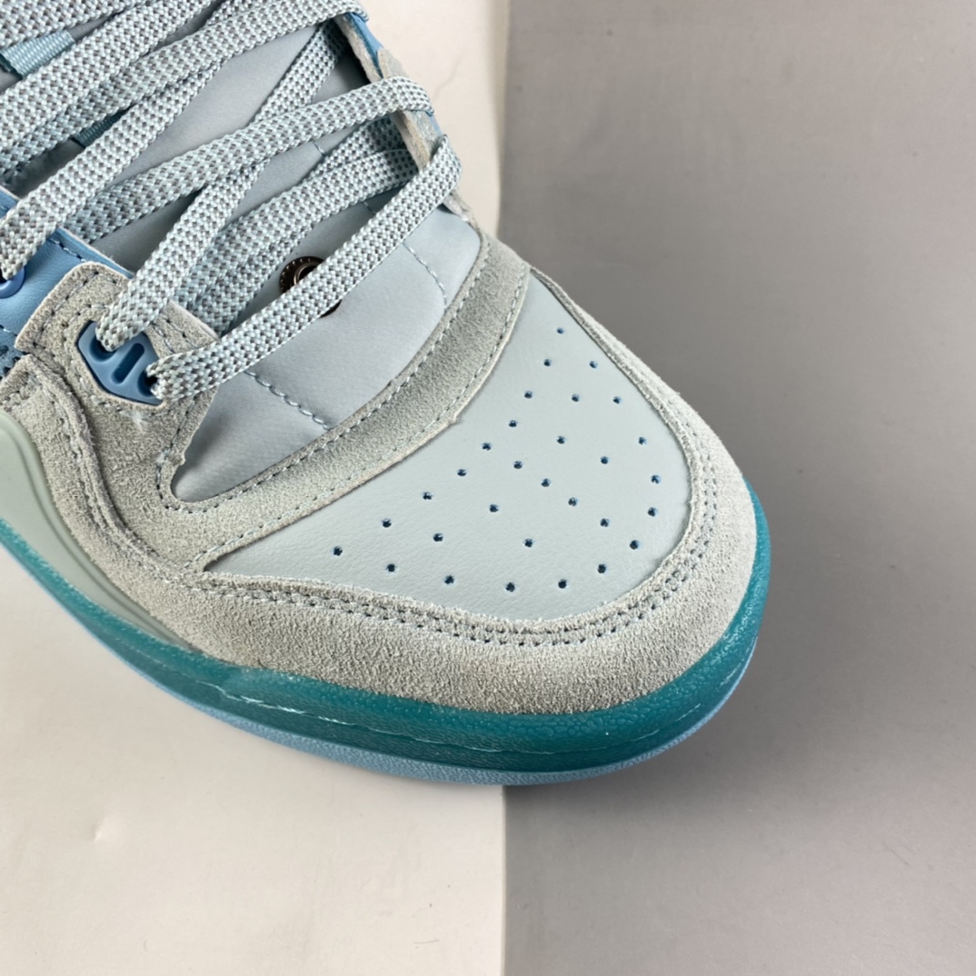 P200  Bad Bunny x Adidas Forum Buckle Low”Tiffany Easter Egg”板鞋 GW0268