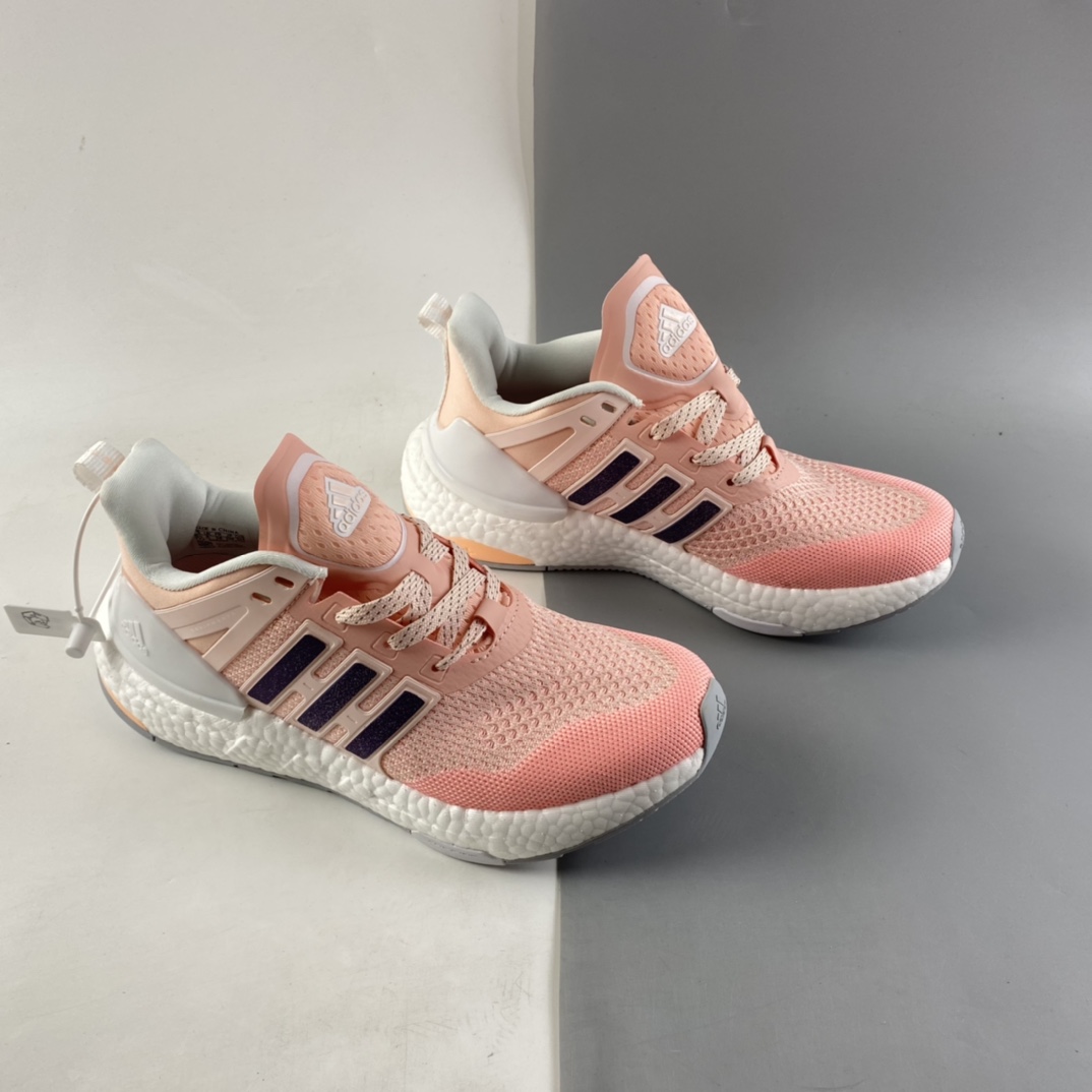 P200  Adidas  EQUIPMENT+ 阿迪2022年新款缓震透气爆米花休闲跑鞋 H02753