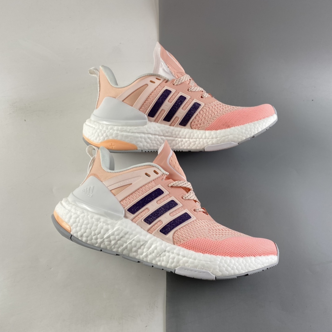 P200  Adidas  EQUIPMENT+ 阿迪2022年新款缓震透气爆米花休闲跑鞋 H02753