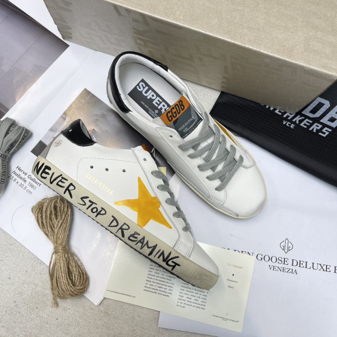 🌾🌾🌾 GGDB ~~ Golden Goose Deluxe Brand ggdb zapatos pequeños sucios para parejas clásicas ~~ Chip Niu Ligao versión 2…