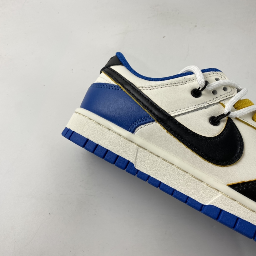 P340  NIKE SB Dunk Low 白黑蓝 扣篮系列低帮休闲运动滑板板鞋 DD1391-001